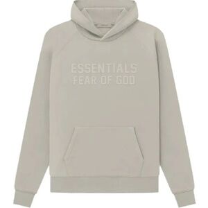 Fear of God ESSENTIALS Gray Bonded Hoodie Seal NWT!